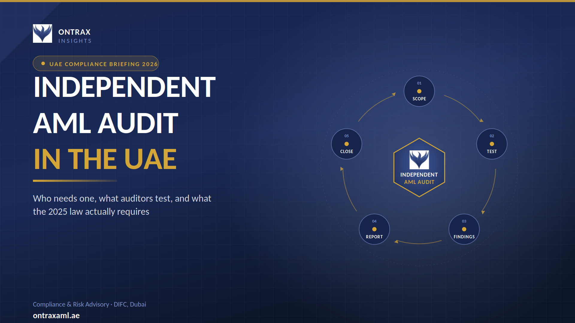 Independent AML audit UAE requirements and process for FIs, DNFBPs and VASPs