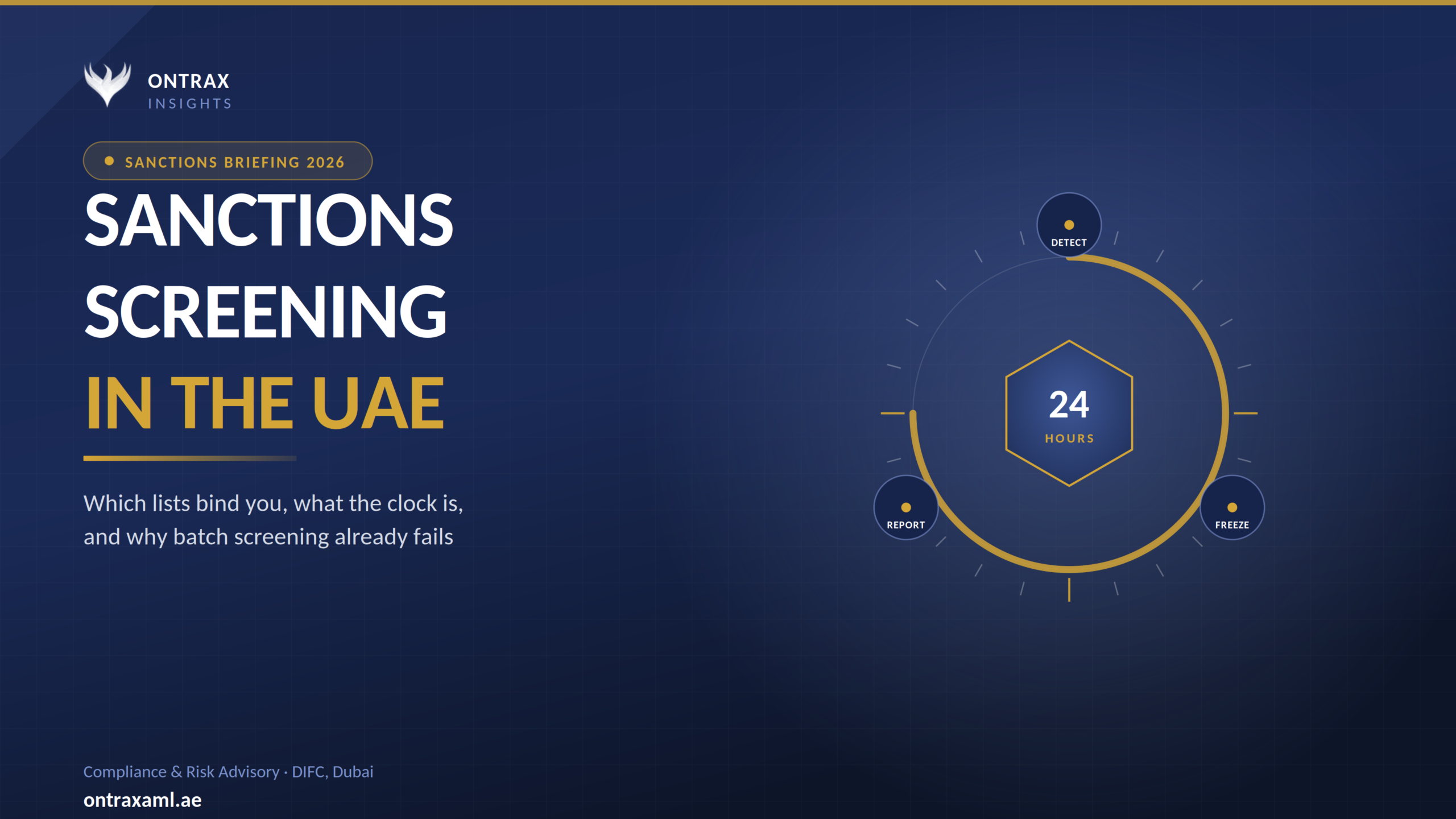 sanctions screening UAE